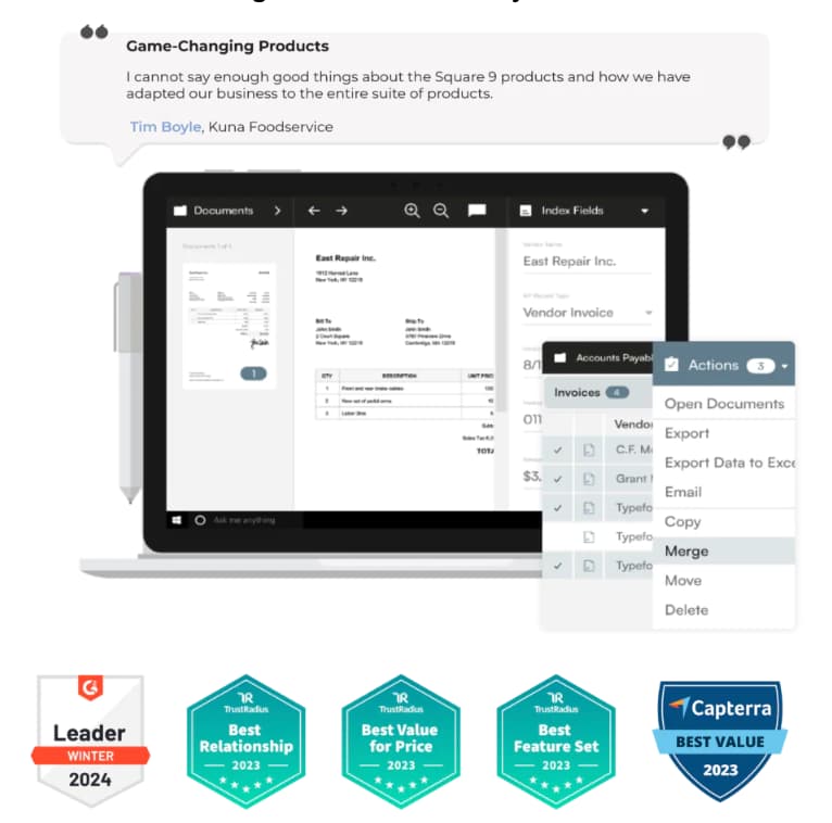 square 9 - document management software